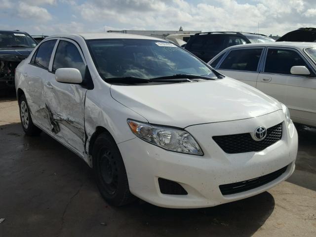 2T1BU4EEXAC515281 - 2010 TOYOTA COROLLA BA WHITE photo 1