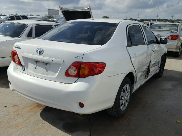 2T1BU4EEXAC515281 - 2010 TOYOTA COROLLA BA WHITE photo 4