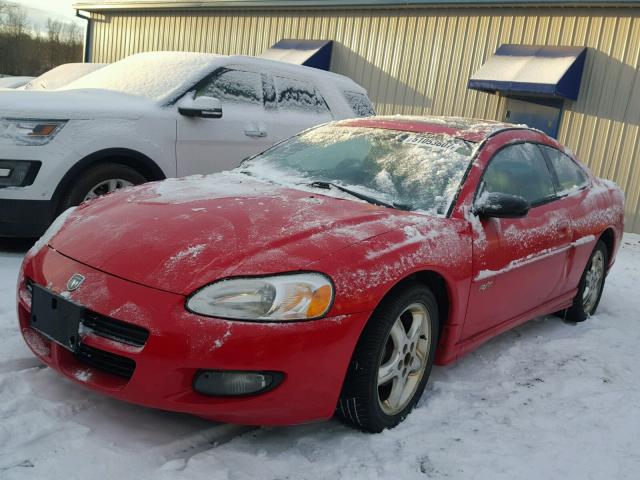 4B3AG52H72E125518 - 2002 DODGE STRATUS R/ RED photo 2