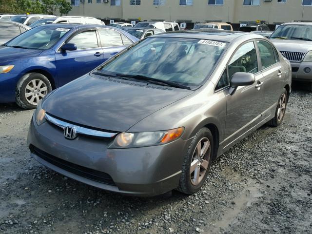 1HGFA15898L108480 - 2008 HONDA CIVIC EX ყავისფერი ფოტო 2