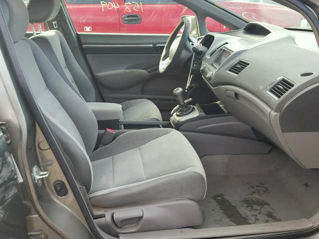 1HGFA15898L108480 - 2008 HONDA CIVIC EX ყავისფერი ფოტო 5