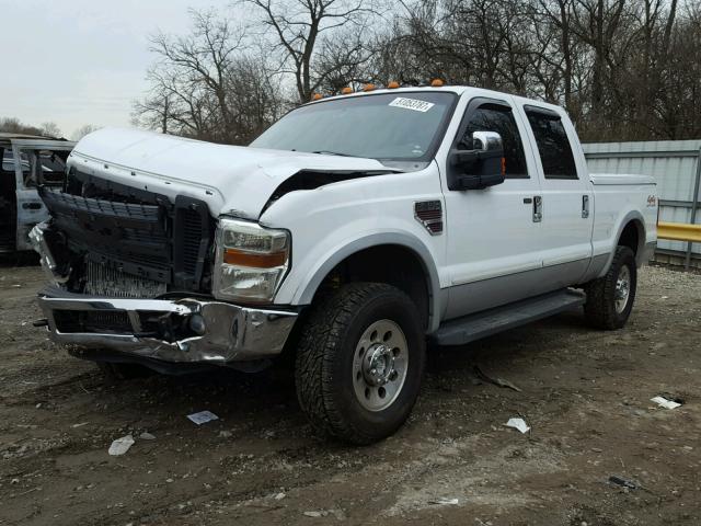 1FTSW21R28EB91841 - 2008 FORD F250 SUPER WHITE photo 2