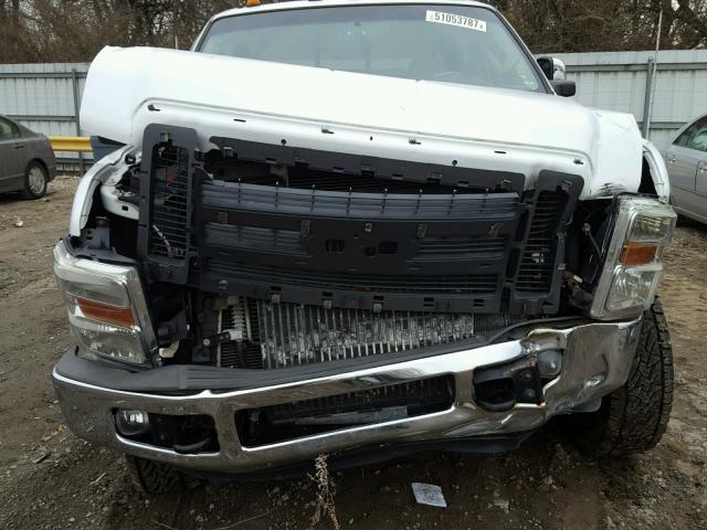 1FTSW21R28EB91841 - 2008 FORD F250 SUPER WHITE photo 7