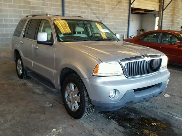 5LMEU78H53ZJ42348 - 2003 LINCOLN AVIATOR SILVER photo 1