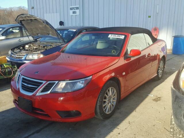 YS3FB79Y686013150 - 2008 SAAB 9-3 2.0T RED photo 2