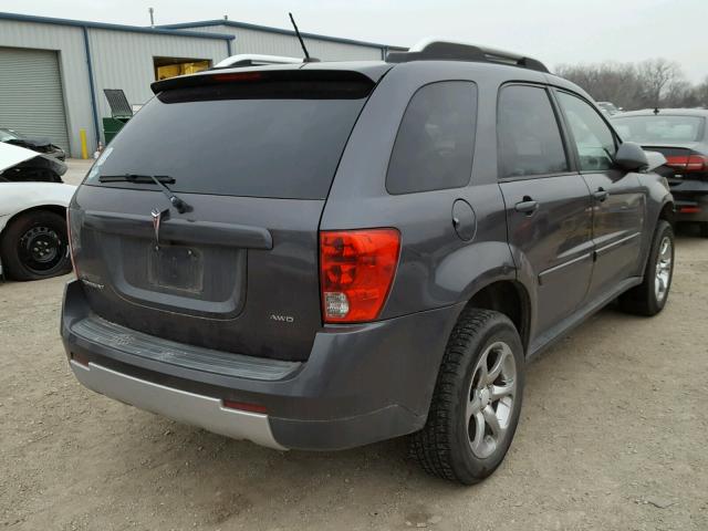 2CKDL73F476027150 - 2007 PONTIAC TORRENT GRAY photo 4