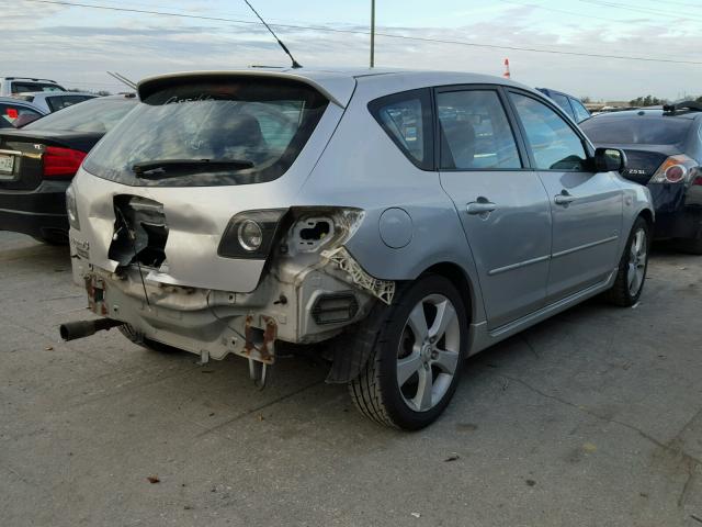 JM1BK343351296495 - 2005 MAZDA 3 HATCHBAC SILVER photo 4