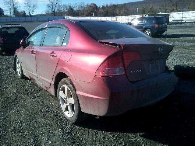 2HGFA169X8H532285 - 2008 HONDA CIVIC EXL 栗色 照片 3