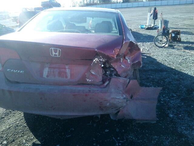 2HGFA169X8H532285 - 2008 HONDA CIVIC EXL MAROON photo 9