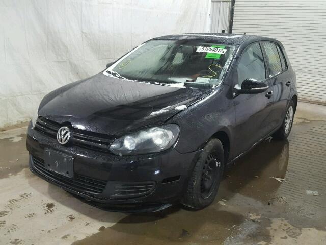 WVWDB7AJ9CW308801 - 2012 VOLKSWAGEN GOLF BLACK photo 2