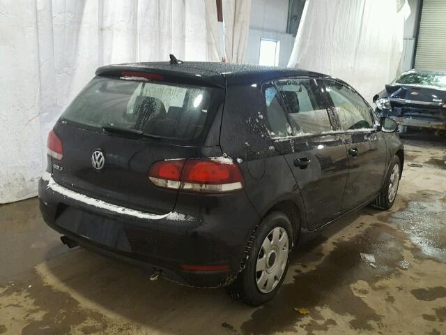 WVWDB7AJ9CW308801 - 2012 VOLKSWAGEN GOLF 黑色 照片 4
