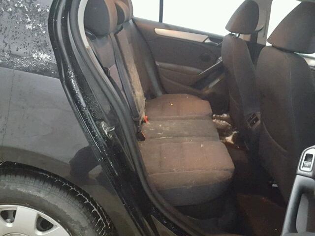 WVWDB7AJ9CW308801 - 2012 VOLKSWAGEN GOLF 黑色 照片 6