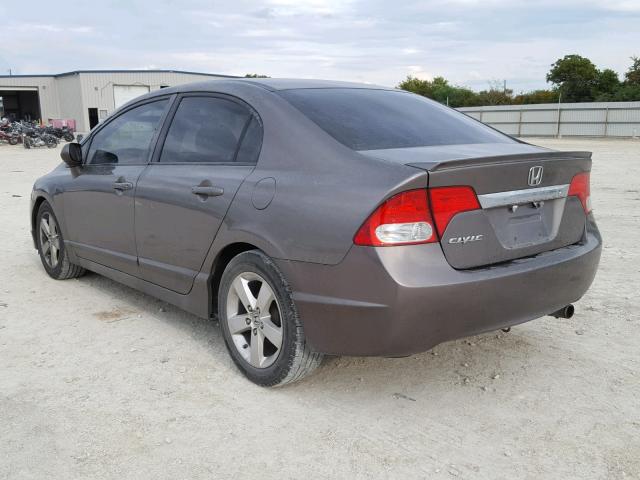 2HGFA1F63BH540757 - 2011 HONDA CIVIC LX-S Qəhvəyi foto 3