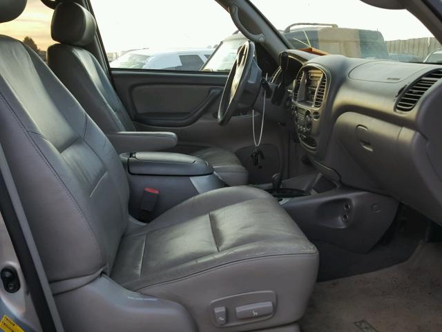 5TDBT48A51S049424 - 2001 TOYOTA SEQUOIA LI SILVER photo 5