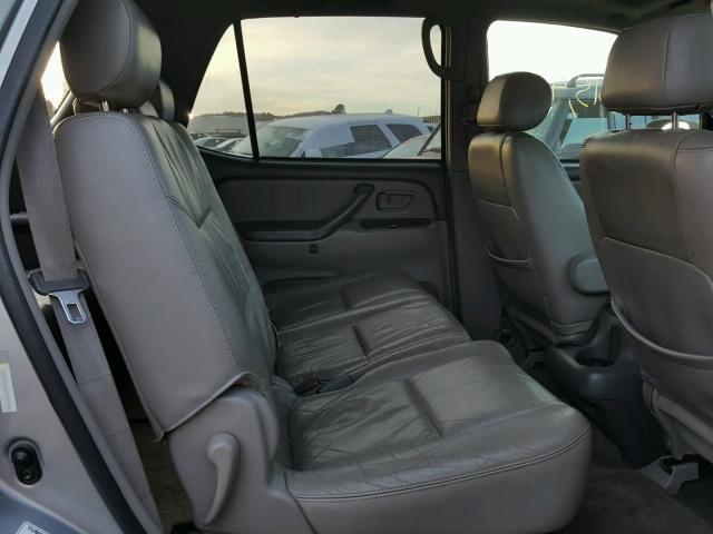 5TDBT48A51S049424 - 2001 TOYOTA SEQUOIA LI SILVER photo 6