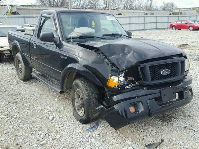 1FTYR10UX4PA16611 - 2004 FORD RANGER BLACK photo 1