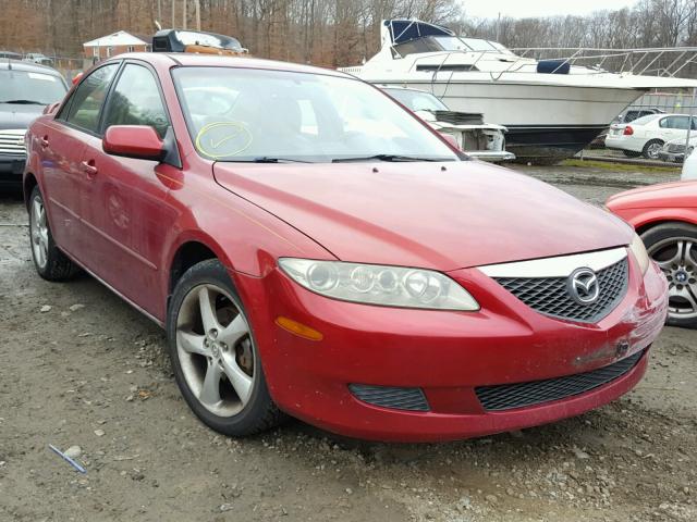 1YVFP80C755M28666 - 2005 MAZDA 6 I RED photo 1