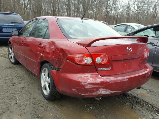 1YVFP80C755M28666 - 2005 MAZDA 6 I RED photo 3