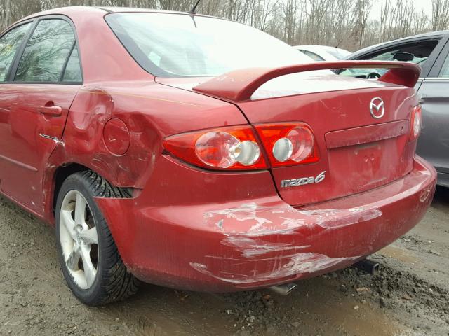 1YVFP80C755M28666 - 2005 MAZDA 6 I RED photo 9