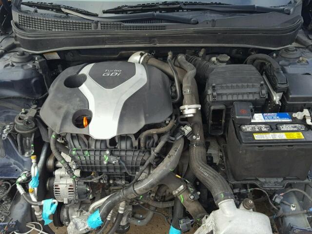 5NPEC4AB6DH565995 - 2013 HYUNDAI SONATA SE BLUE photo 7