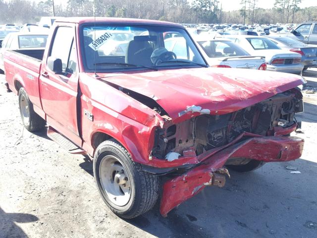 1FTDF15R2RLB24554 - 1994 FORD F150 RED photo 1