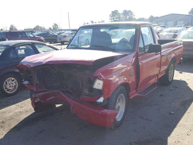 1FTDF15R2RLB24554 - 1994 FORD F150 RED photo 2