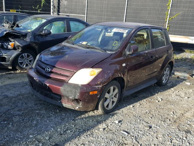 JTKKT624350091252 - 2005 TOYOTA SCION XA PURPLE photo 2