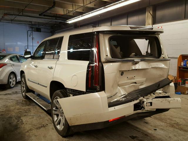 1GYS4NKJ0FR525252 - 2015 CADILLAC ESCALADE P WHITE photo 3