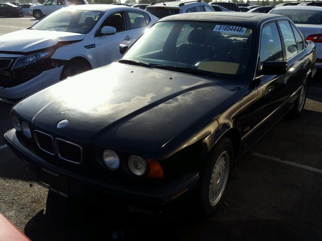WBAHD6320SGK85247 - 1995 BMW 525 I AUTO BLACK photo 2