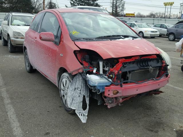 JTDJT923485144169 - 2008 TOYOTA YARIS RED photo 1