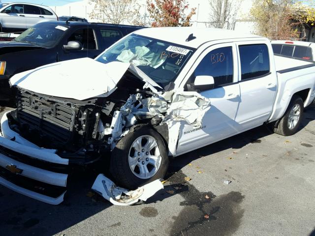 3GCUKREC1HG389385 - 2017 CHEVROLET SILVERADO WHITE photo 2