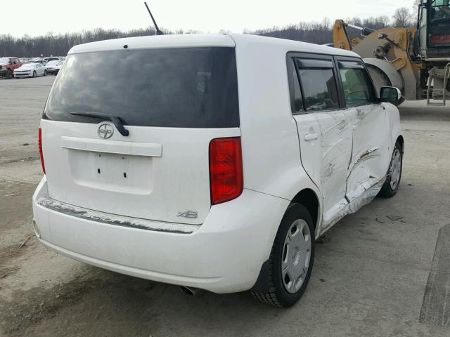 JTLKE50E791081416 - 2009 TOYOTA SCION XB WHITE photo 4