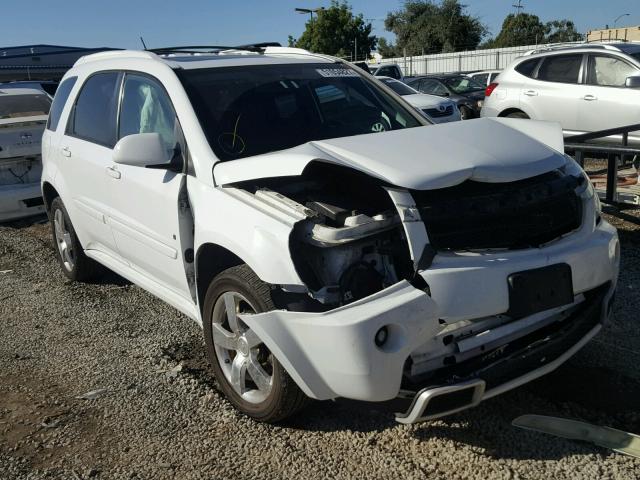 2CNDL537186022702 - 2008 CHEVROLET EQUINOX SP WHITE photo 1