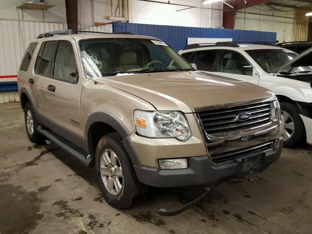 1FMEU73E56UA63764 - 2006 FORD EXPLORER X GOLD photo 1