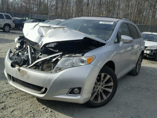 4T3ZA3BB1DU073254 - 2013 TOYOTA VENZA LE SILVER photo 2