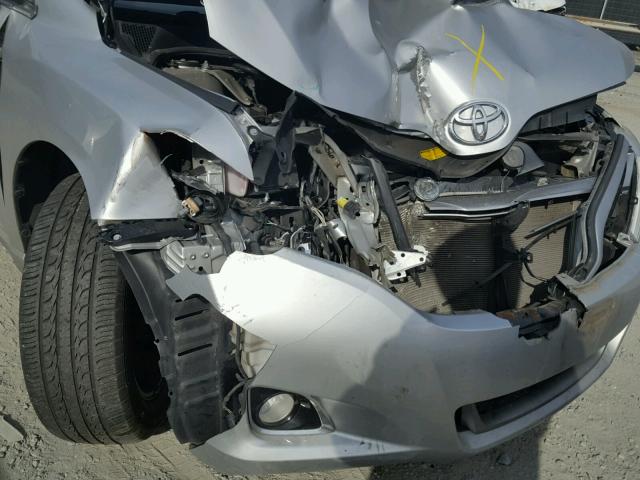 4T3ZA3BB1DU073254 - 2013 TOYOTA VENZA LE SILVER photo 9