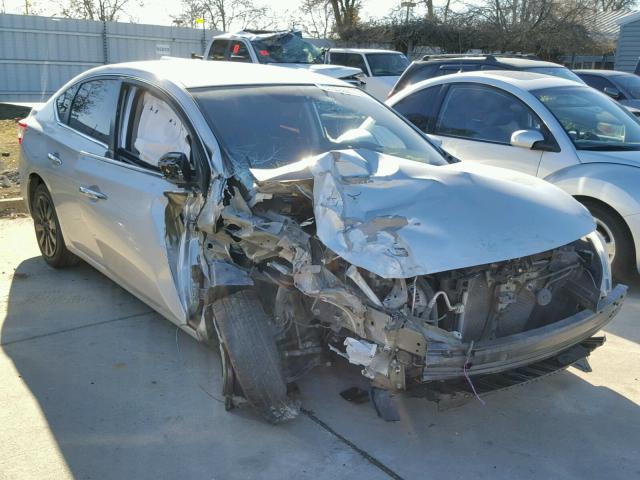 1N4AB7AP5EN850239 - 2014 NISSAN SENTRA S SILVER photo 1