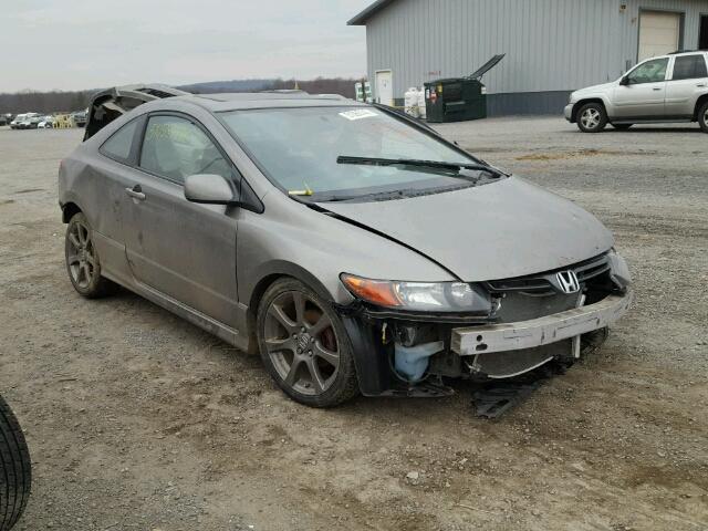 2HGFG12837H553800 - 2007 HONDA CIVIC EX GRAY photo 1