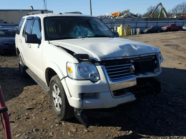 1FMEU7DE5AUA65652 - 2010 FORD EXPLORER X WHITE photo 1