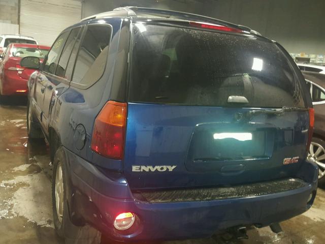 1GKDT13S152225829 - 2005 GMC ENVOY BLUE photo 3