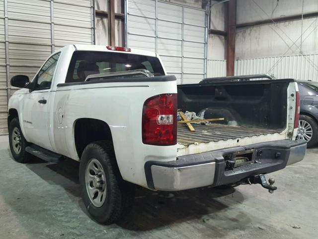 1GCEC14X09Z200766 - 2009 CHEVROLET SILVERADO WHITE photo 3