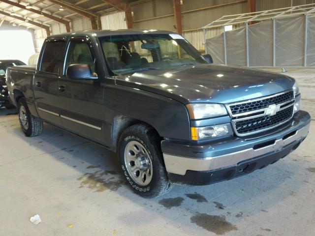 2GCEC13V661357089 - 2006 CHEVROLET SILVERADO BLUE photo 1