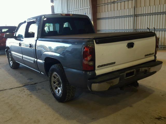 2GCEC13V661357089 - 2006 CHEVROLET SILVERADO BLUE photo 3