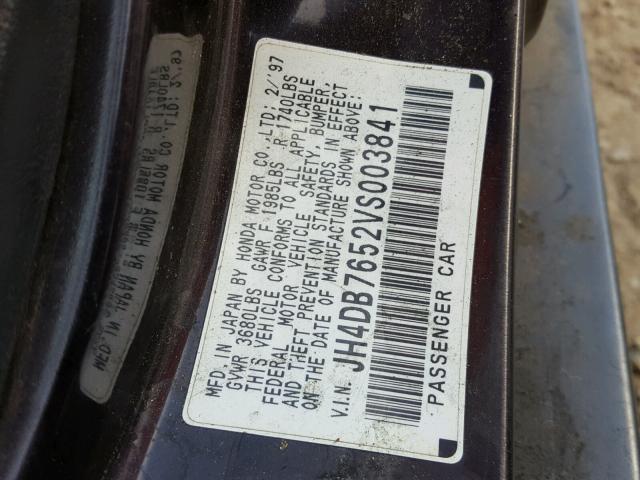 JH4DB7652VS003841 - 1997 ACURA INTEGRA LS PURPLE photo 10