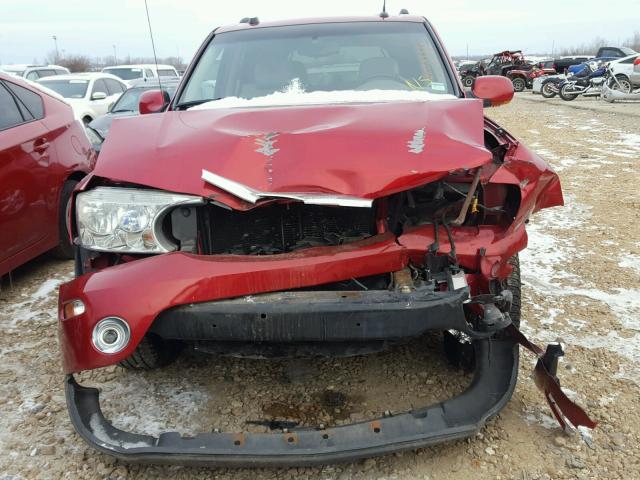 5GAET13M452193817 - 2005 BUICK RAINIER CX RED photo 9