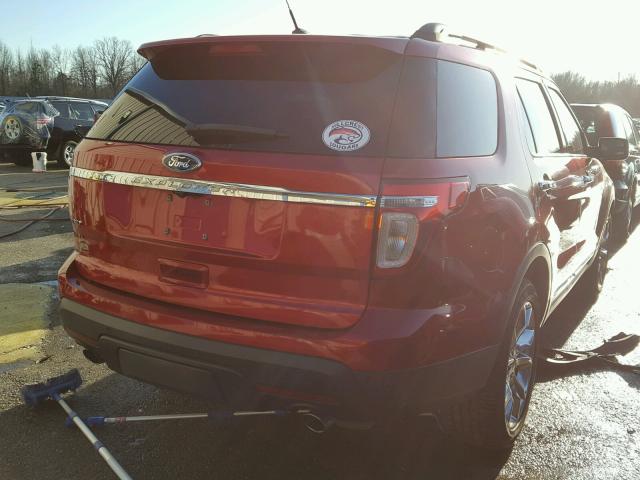 1FMHK7D83BGA63704 - 2011 FORD EXPLORER X MAROON photo 4