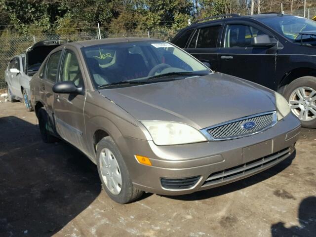 1FAFP34N55W104863 - 2005 FORD FOCUS ZX4 TAN photo 1