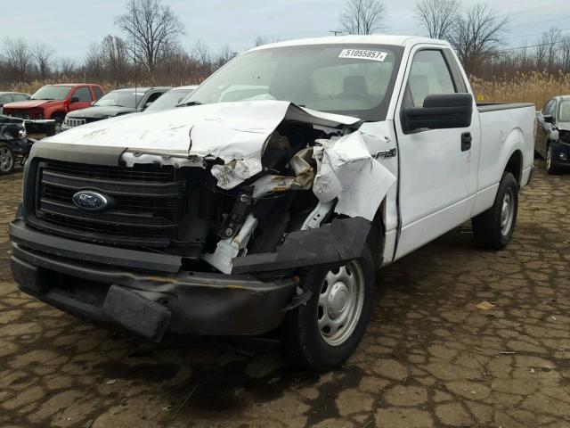 1FTMF1CM2EKF94137 - 2014 FORD F150 WHITE photo 2