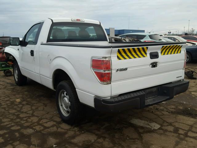 1FTMF1CM2EKF94137 - 2014 FORD F150 WHITE photo 3