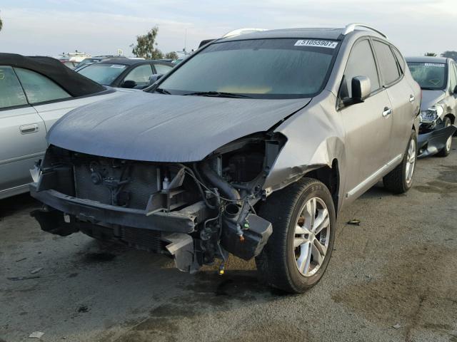 JN8AS5MT5CW613706 - 2012 NISSAN ROGUE S GRAY photo 2